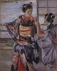 Image of "Maiko Girl, By Kuroda Seiki, dated 1893 (Important Cultural Property)"