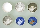 Image of "Process Sample: Nabeshima (ceramics with polychrome overglaze enamels), By Imaizumi Imaemon XII, 1955"