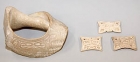 Image of "Bracelet (Cone Shell) and Amulet (Cone Shell), Hirota, Minami Tane-cho, Kagoshima, Yayoi-Kofun period, 3rd - 7th century, (Important Cultural Property, Reimeikan, Kagoshima Prefectural Center for Historical Material)"
