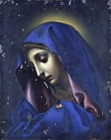 『重要文化財　聖母像(親指のマリア)　長崎奉行所旧蔵品　イタリア　17世紀』の画像