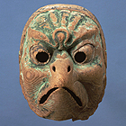 Image of "Bugaku Mask "Korobase" type, Heian period, dated 1042 (Lent by Tamukeyama Hachimangu, Nara, Important Cultural Property) "