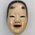 Image of "Noh Mask,  Manbi type, Formerly owned by the Uesugi family, Edo period, 17th century"