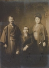 Image of "Mr. and Mrs. Umeya Shokichi and Sun Yat-sen, From Umeya Shokichi Album, 1914, Collection of Ayano Kosaka"