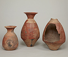 Image of "Red-colored Clay Coffin, Excavated from Shinonoi sites, Nagano-shi, Nagano, Yayoi period, 1st-3rd century (Lent by Nagano Prefectural Museum of History, Nagano)"