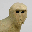 Image of "Monkey, Haniwa (Teracotta tomb figure), Attributed provenance: Dainichizuka Tumulus, Okisu, Namegata-shi, Ibaraki, Kofun period, 6th century (Important Cultural Property)"