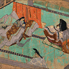 Image of "Detached Segment of Illustrated Diary of Lady Murasaki, Kamakura period, 13th century (Important Cultural Property)"
