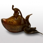 Image of "Water Dropper, Monkey on peach design, Edo period, 18th - 19th century (Gift of Mr. Watanabe Toyotaro and Mr. Watanabe Masayuki)"