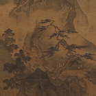 『重要文化財　四季山水図 （夏）（部分）　雪舟等楊筆　室町時代・15世紀』の画像