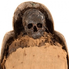 Image of "Mummy of Pasherienptah, Excavated at Thebes (detail), Egypt, 22nd dynasty, ca. 945-730 BC (Gift of Egyptian Department of Antiquities)"