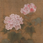 Image of "Red and White Hibiscuses, By Li Di, Southern Song dynasty in 1197 (National Treasure, No Plan to exhibit)"