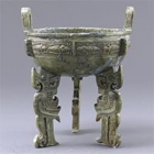 Image of "Bianzu Ding Cooking Vessel, Western Zhou dynasty, 11th-10th century BC (Lent by the Shanghai Museum)"