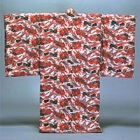 Image of "Bingata Garment with Peony Design on White Cotton, Second Sho dynasty, Ryukyu kingdom, 19th century *The Original artifact will be on display from July 25th to September 3rd 2017 in Gallery 16 of the Honkan (Japanese Gallery)."