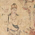 Image of "Wall Painting from Kondo Hall of Horyuji (No. 6) Copy  (detail), By Sakurai Koun, Meiji period, 19th century (Tokyo National Museum, On exhibit from April 14 to May 10, 2020)"