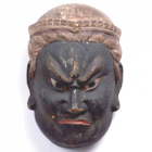 Image of "Gyōdō Mask: The Deva Tamonten, 14th century (Important Cultural Property)"