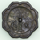 Image of "Octafoil Mirror with the Moon PalaceChina, Tang dynasty, 8th century"