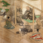 Image of "Illustrated Biography of Priest Hōnen (detail), Kamakura period, 14th century (Important Cultural Property)"