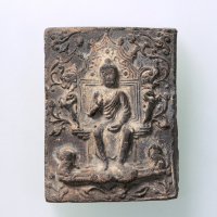 Image of "Tiles with Images of Buddhist Deities"