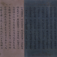 Image of "Volume 6 of the Lotus Sutra on Square Papers"