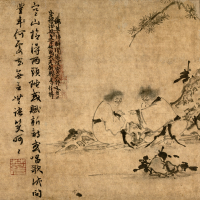 『東京国立博物館の寒山拾得図―伝説の風狂僧への憧れ―』の画像