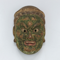 Image of "Becoming a Buddhist God: Masks for the Performing Art of Gyōdō"