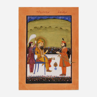 『インドの細密画 イスラム教系とシク教系の画派による肖像画』の画像