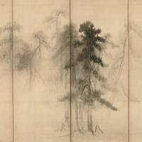 Image of "松林图屏风"
