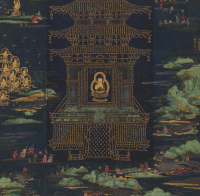 『国宝　金光明最勝王経金字宝塔曼荼羅　第一幀』の画像