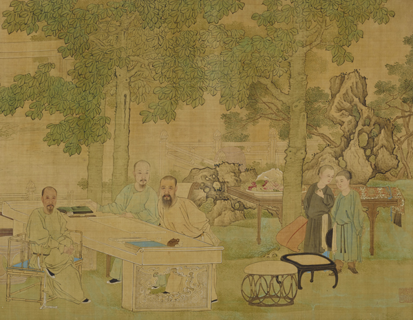 Image of "Elegant Gathering in Chengnan (detail), By Yu Zhiding, Qing dynasty, 17th century (Gift of Mr. Takashima Kikujiro)"