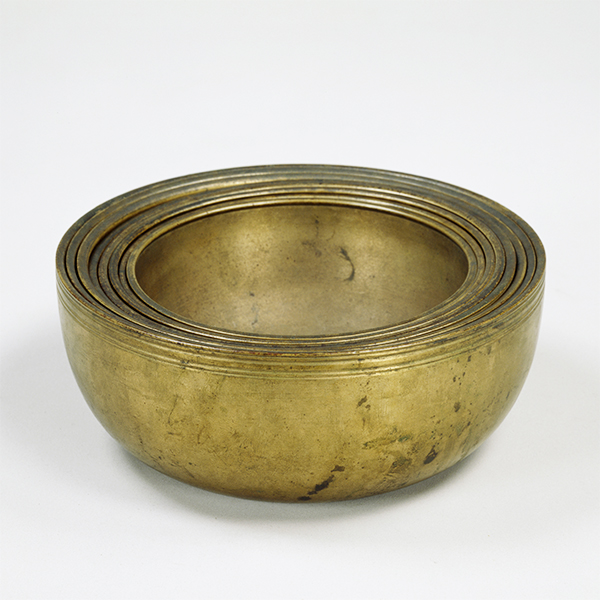 Image of "Eight Nested Bowls, Collection of Hōryūji Treasures, Nara period, 8th century (Important Cultural Property)"