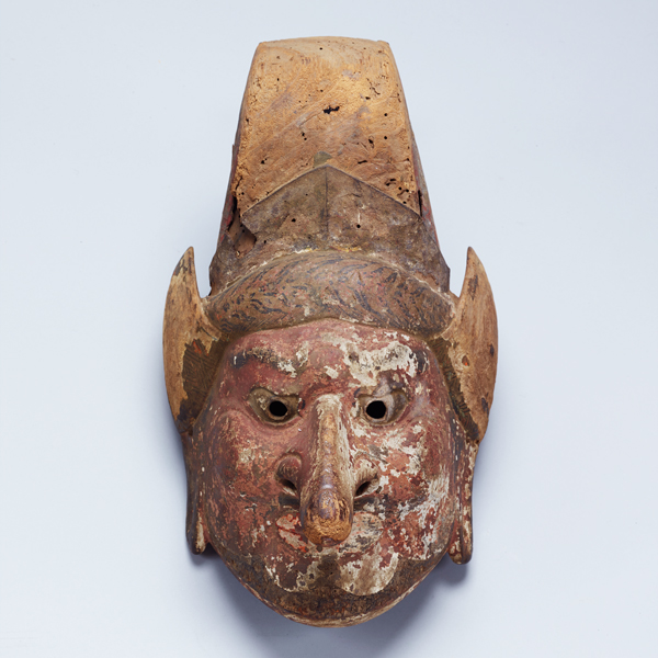 Image of ""Gigaku" Mask "Suiko-o", Asuka–Nara period, 8th century (Important Cultural Property)"