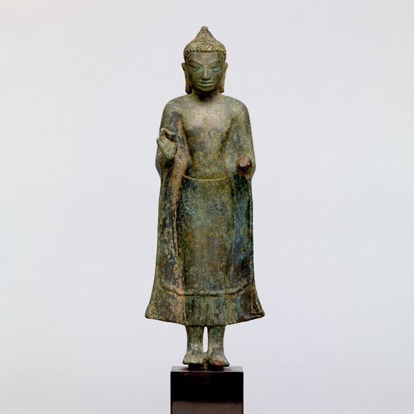 Image of "Standing Buddha, Dvaravati period, 7th-8th century"