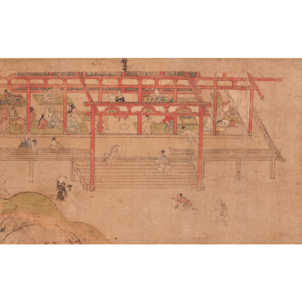 Image of "Part of Illustrated Origins of Yūzū Nenbutsu Buddhism	, Nanbokuchō period, 14th century (Important Art Object)"