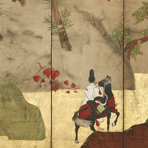 Image of "The Narrow Ivy Road, By Fukae Roshū, Edo period, 18th century (Important Cultural Property)"