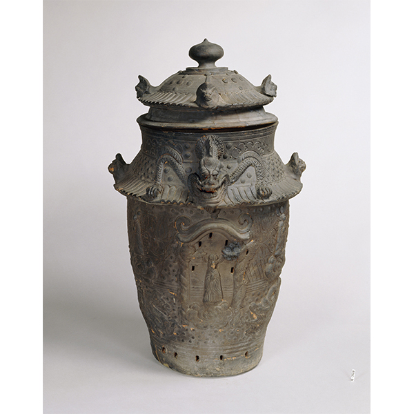 Image of "Cinerary Urn, Okinawa Main Island; Tsuboya ware, Second Shō dynasty, Ryukyu kingdom, 19th century"