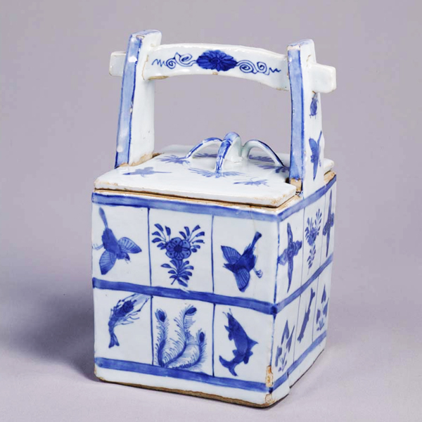 Image of "Pail-Shaped Water Jar, Jingdezhen ware, Ming dynasty, 17th century, Gift of Mr. Hirota Matsushige"