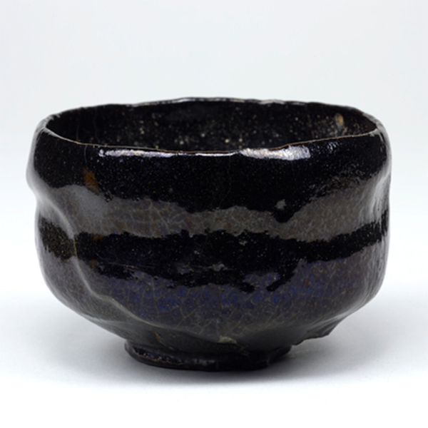 Image of "Tea Bowl, By Dōnyū; Raku ware, black Raku type, Edo period, 17th century	(Gift of Mr. Hirota Matsushige)"