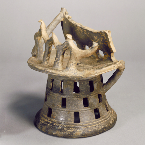 Image of "Stand for Horn-Shaped Cups, Three Kingdoms period (Silla), 5th–6th century, Gift of the Ogura Foundation (Important Art Object)"