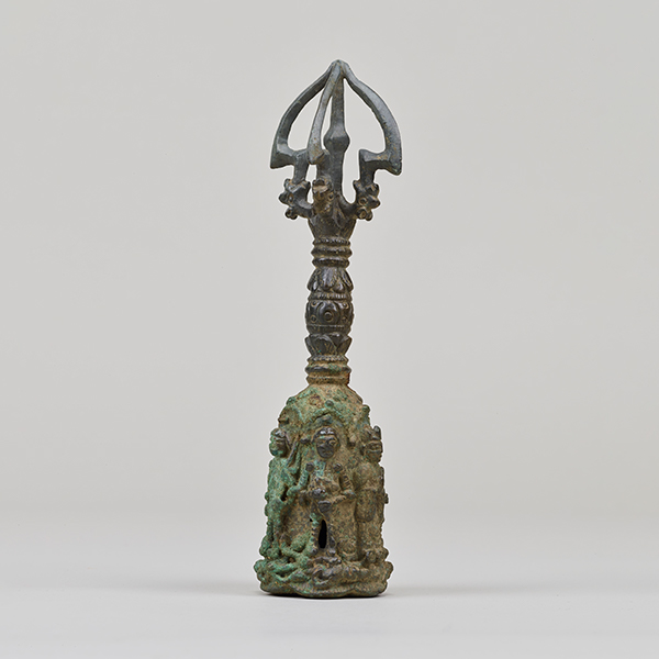 Image of "Bell with a Five-Pronged Vajra, Korea, Goryeo dynasty, 14th century (Gift of the Ogura Foundation) "