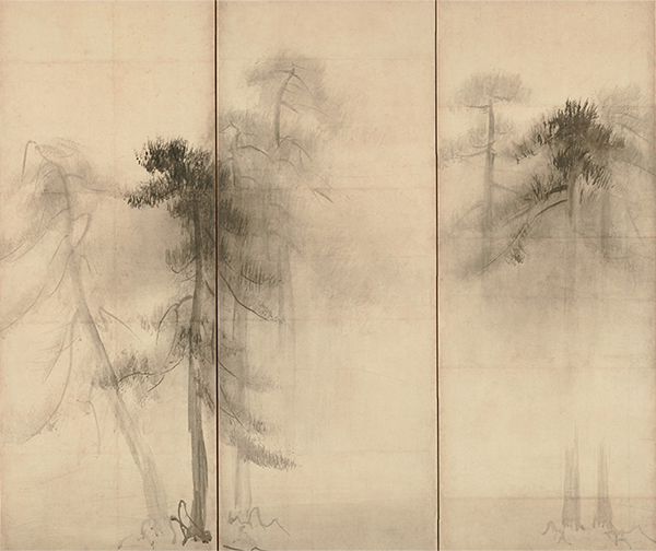 Image of "Pine Forest  (detail), By Hasegawa Tōhaku, Azuchi-Momoyama period, 16th century (National Treasure)"