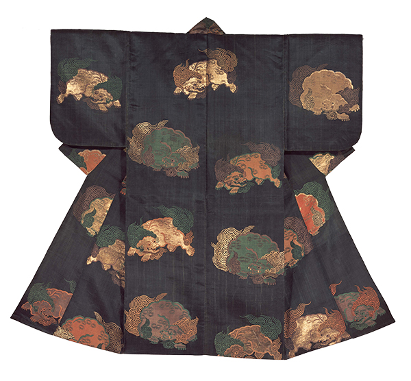Image of "중국사자무늬 아쓰이타(두꺼운 상의)에도시대 17세기"