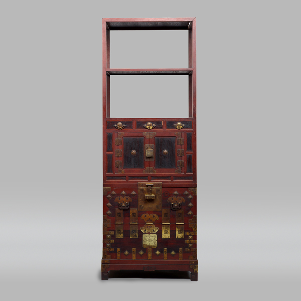 Image of "Bookshelf, Joseon dynasty, 19th century, Gift of the Ogura Foundation"