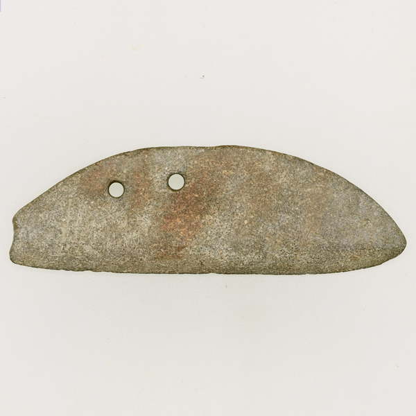 Image of "Stone Rice Reaper, Found in Osaka City, Osaka, Yayoi period, 2nd–1st century BC"