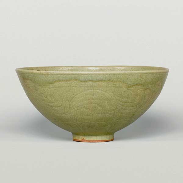 Image of "(no english)青磁鉢, Omachi,kamakura-shi,Knagawa, Kamakura period, 13th-14th century (Yuan dynasty, 14th century) (Important Cultural Property)"