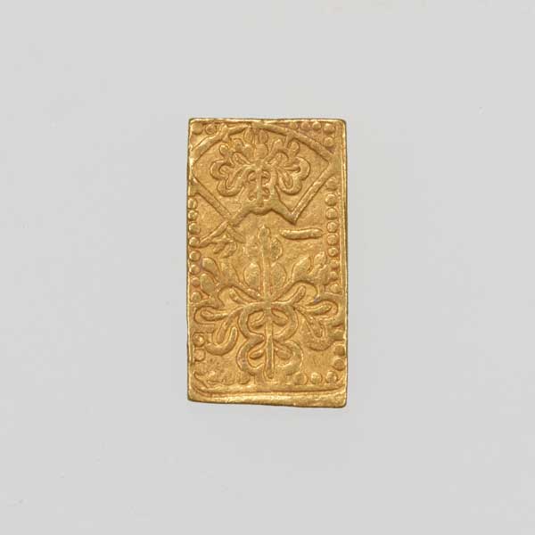Image of "Gold Coins (Ichibukin), Found off the coast of Ōshima Town, Tokyo, Edo period, 17th–18th century"