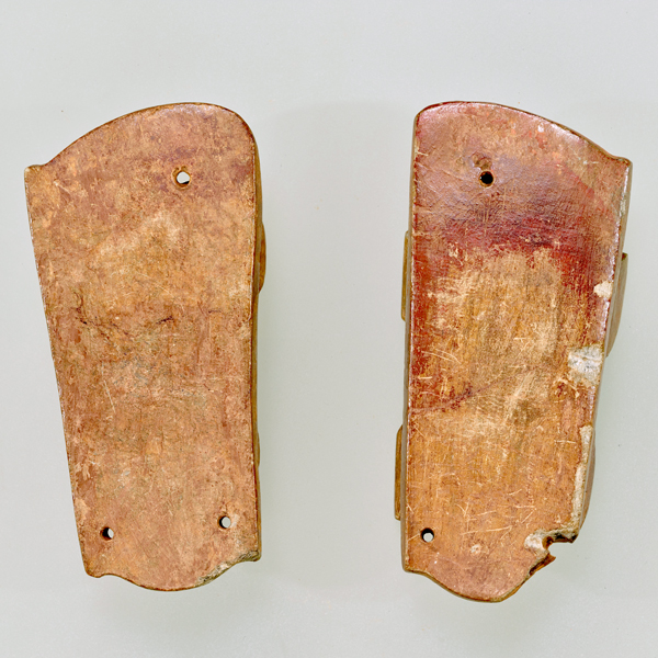 Image of "Ritual Clogs, Stone (Steatite)Found at the Kagamiyama Tumulus, Kyoto, Kofun period, 5th century"