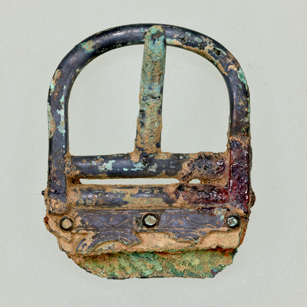 Image of "Gilt-Bronze Belt FittingsFound at Niizawa Senzuka No. 126 Tumulus, Nara, Kofun period, 5th century (Important Cultural Property)"