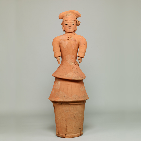 Image of "重要文化财　盛装女子形埴轮 　古坟时代 6世纪"