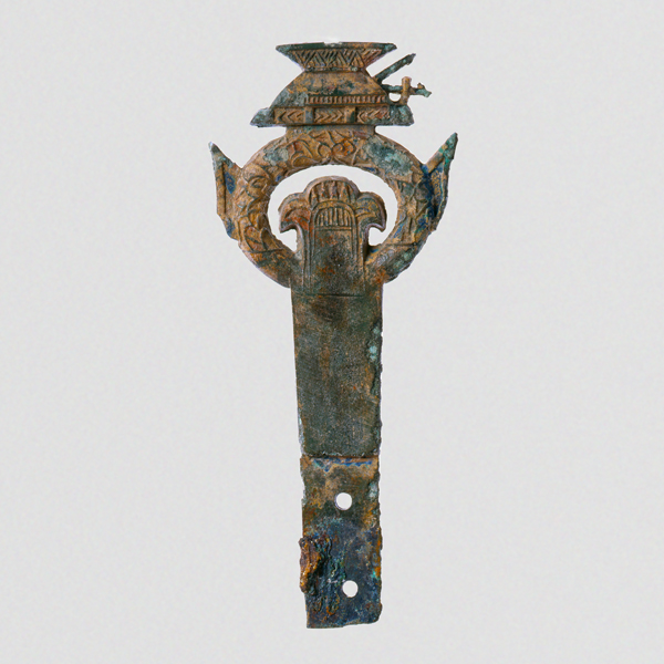 Image of "Sword with a House-Shaped Ring PommelFound at Tōdaijiyama Tumulus, Nara, Kofun period, 4th century (National Treasure)"