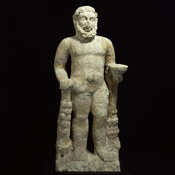 『ヘラクレス立像　イラク、ハトラ出土　パルティア時代・1～2世紀　イラク考古総局寄贈』の画像