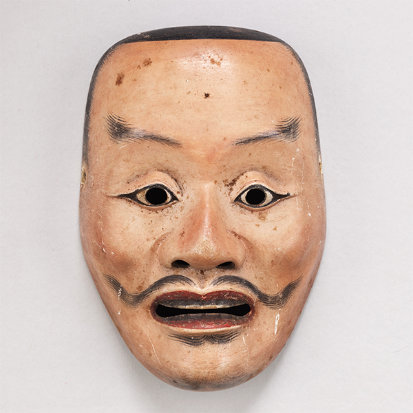 Image of "Noh Mask: Heita, With branded mark “Tenkaichi Zekan”, Azuchi-Momoyama－Edo period, 16th－17th century"